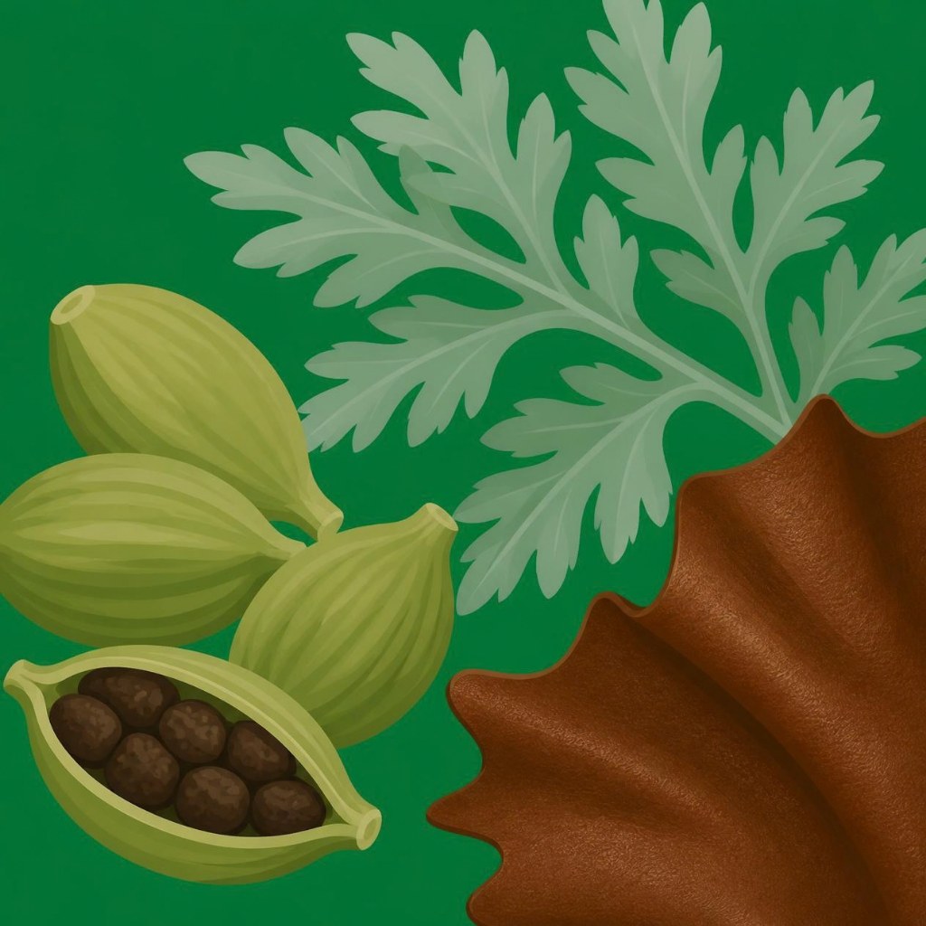 [8020] Esencia Cardamomo, Absenta y Cuero