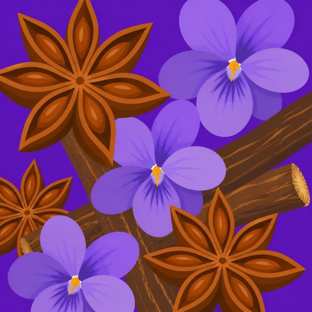 Esencia Anís, violeta y regaliz