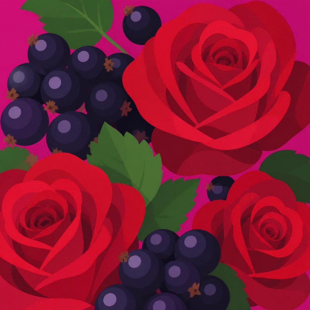Esencia Grosellas negras, Rosa de Bulgaria (Ambientación)