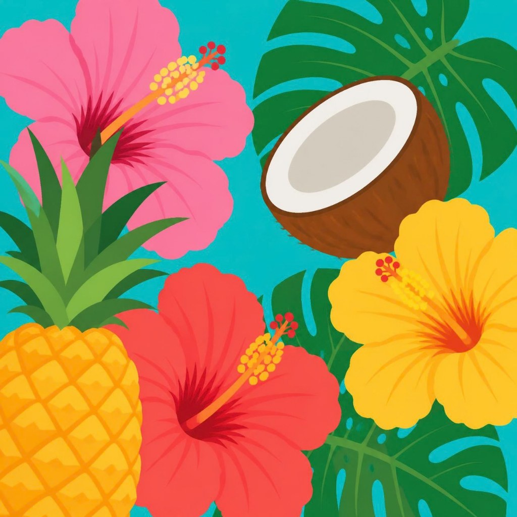 Esencia Hawaiian trops (Ambientación)